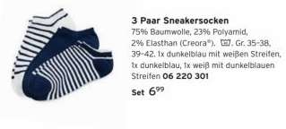 3 Paar Sneakersocken