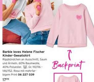 Barbie loves Helene Fischer Kinder-Sweatshirt