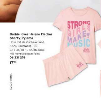 Barbie loves Helene Fischer Shorty-Pyjama