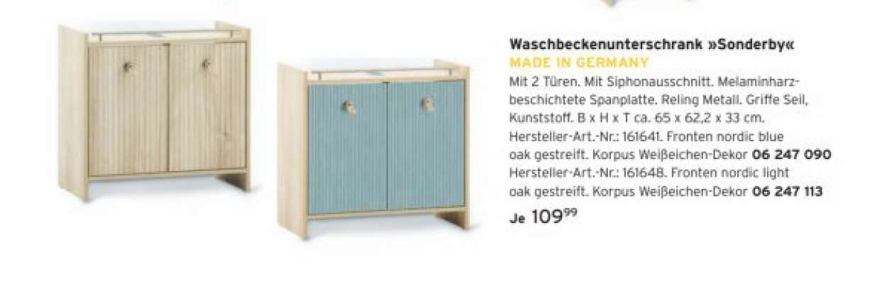 Waschbeckenunterschrank »Sonderby«