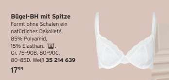 Bügel-BH mit Spitze