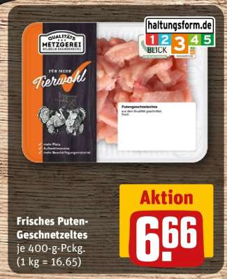 Frisches Puten- geschnetzeltes*