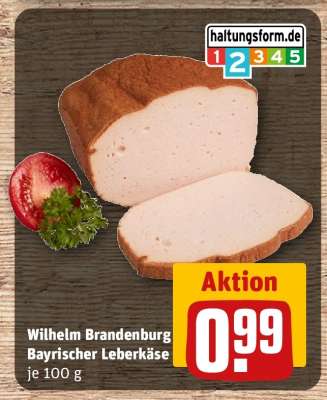 Wilhelm Brandenburg Bayrischer Leberkäse
