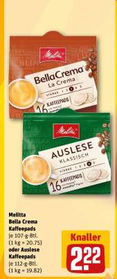 Melitta Bella Crema Kaffeepads