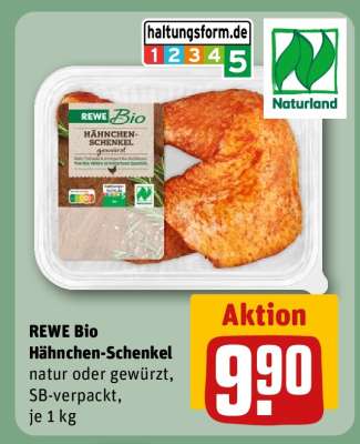 REWE Bio Hähnchen-Schenkel