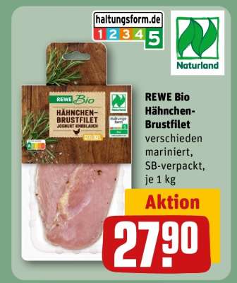 REWE Bio Hähnchen-Brustfilet*