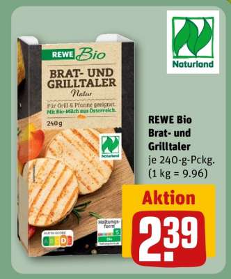 REWE Bio Brat- und Grilltaler