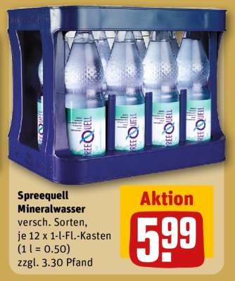 Spreequell Mineralwasser