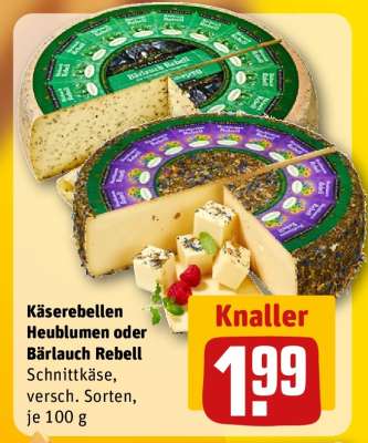 Käserebellen Heublumen oder Bärlauch Rebell