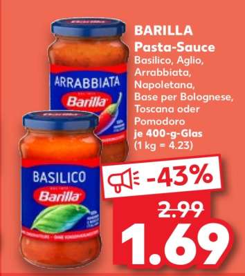 Barilla Pasta Sauce