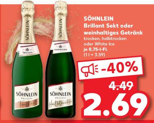 SÖHNLEIN Brillant Sekt oder weinhaltiges Getränk