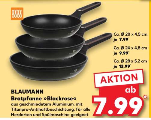 BLAUMANN Bratpfanne »Blackrose«
