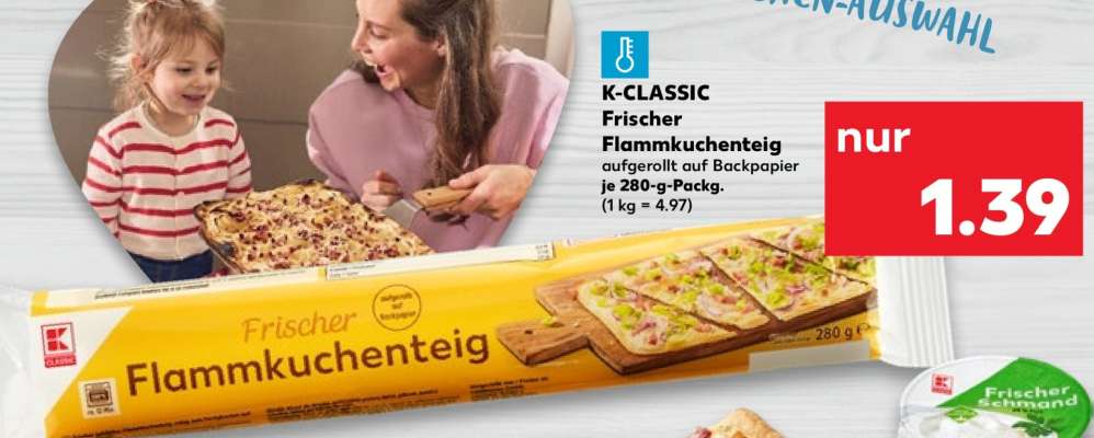 K-CLASSIC Frischer Flammkuchenteig