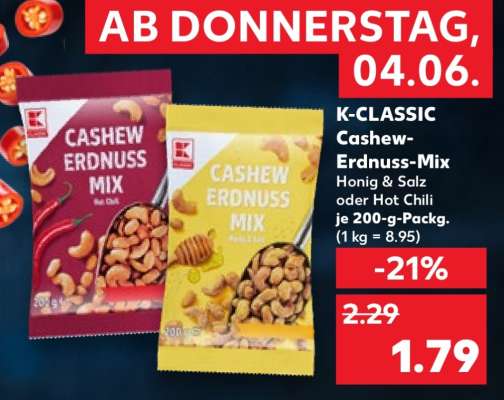 K-CLASSIC Cashew- Erdnuss-Mix