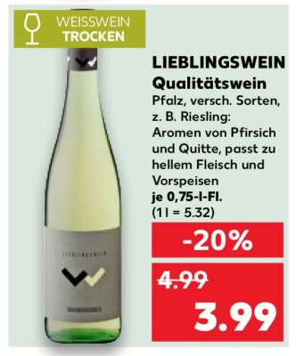 LIEBLINGSWEIN Qualitätswein