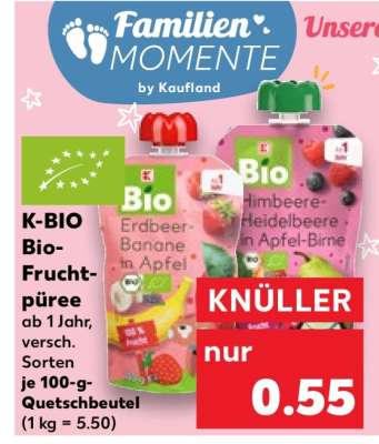 K-BIO Bio-Fruchtpüree