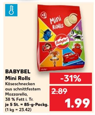 BABYBEL Mini Rolls