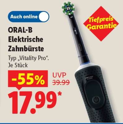 ORAL-B Elektrische Zahnbürste