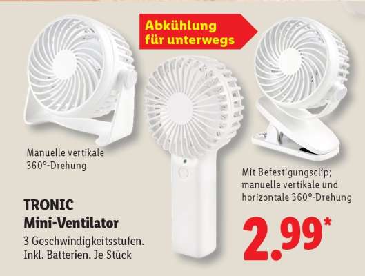 TRONIC Mini-Ventilator