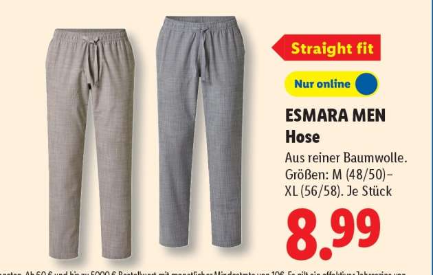 ESMARA MEN Hose