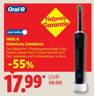 ORAL-B Elektrische Zahnbürste