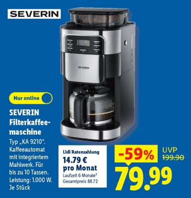 SEVERIN Filterkaffeemaschine