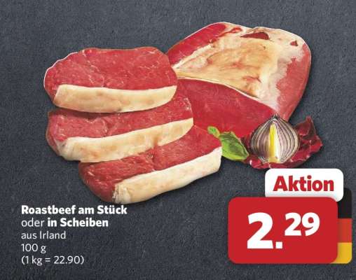 Roastbeef am Stück oder in Scheiben