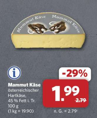Mammut Käse