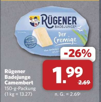 Rügener Badejunge Camembert