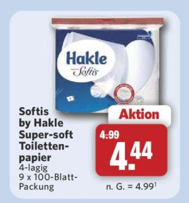 Softis by Hakle Super-soft Toilettenpapier