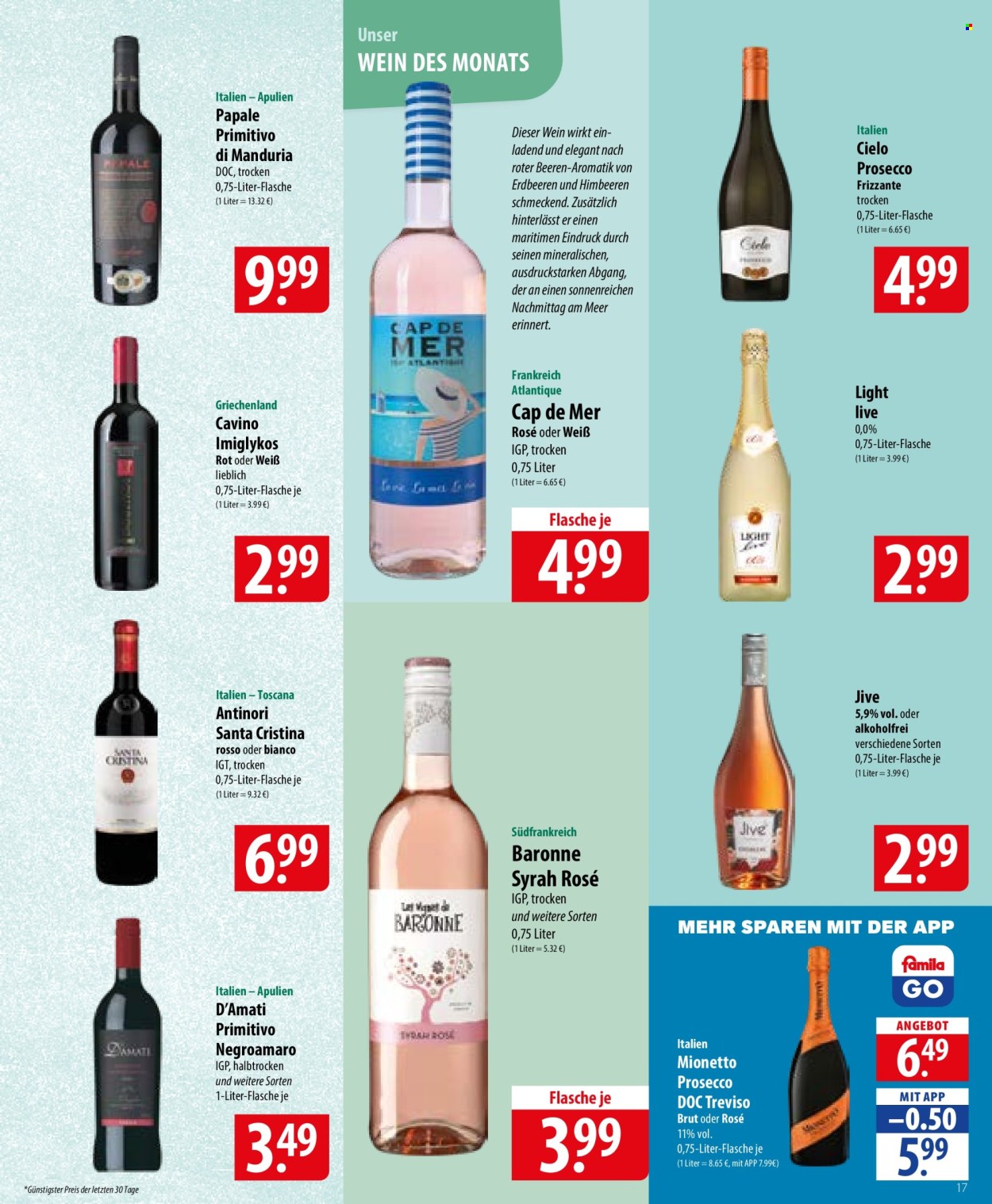 famila Prospekte  - 1.06.2026 - 6.06.2026. Seite 17