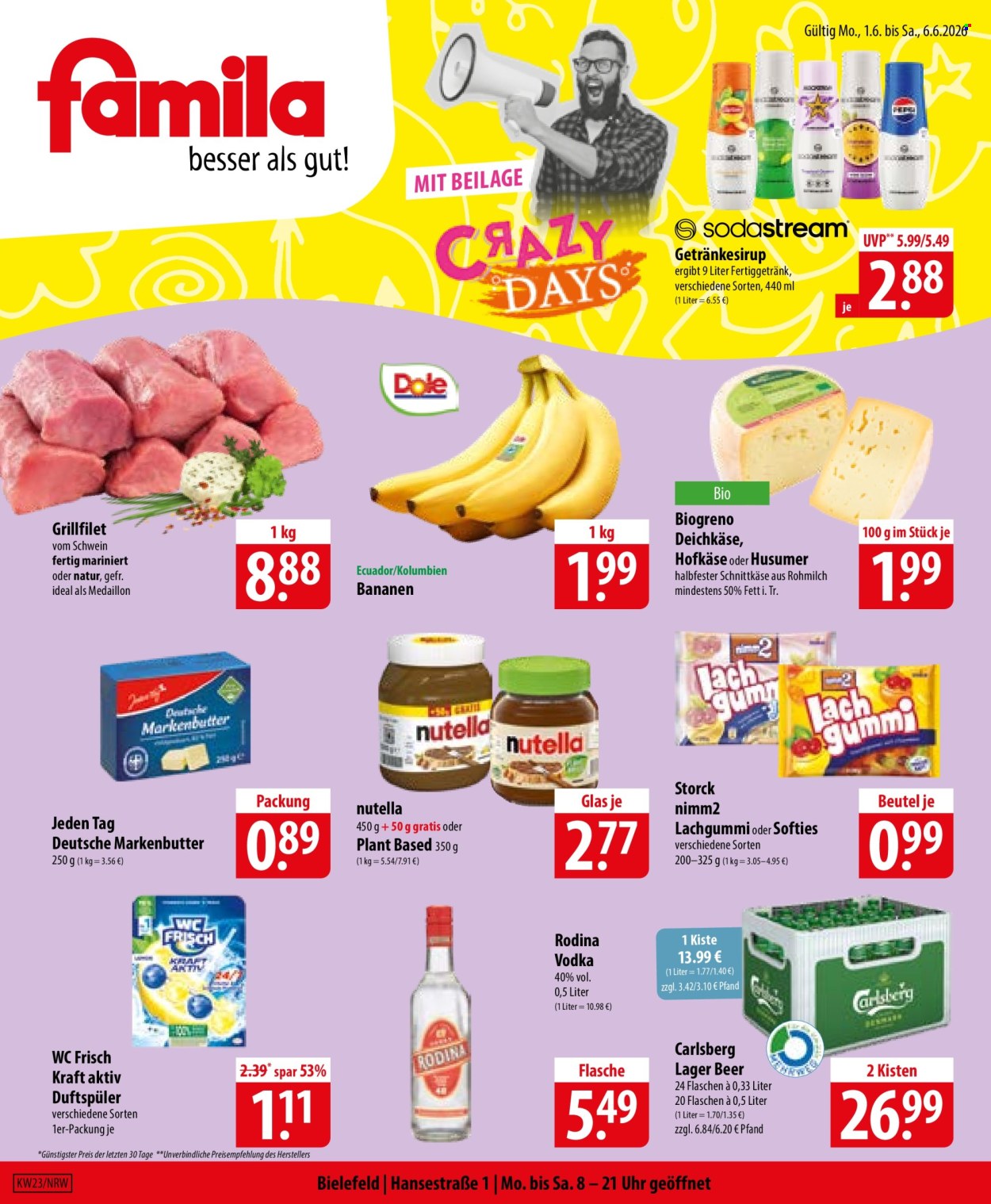 famila Prospekte  - 1.06.2026 - 6.06.2026. Seite 1