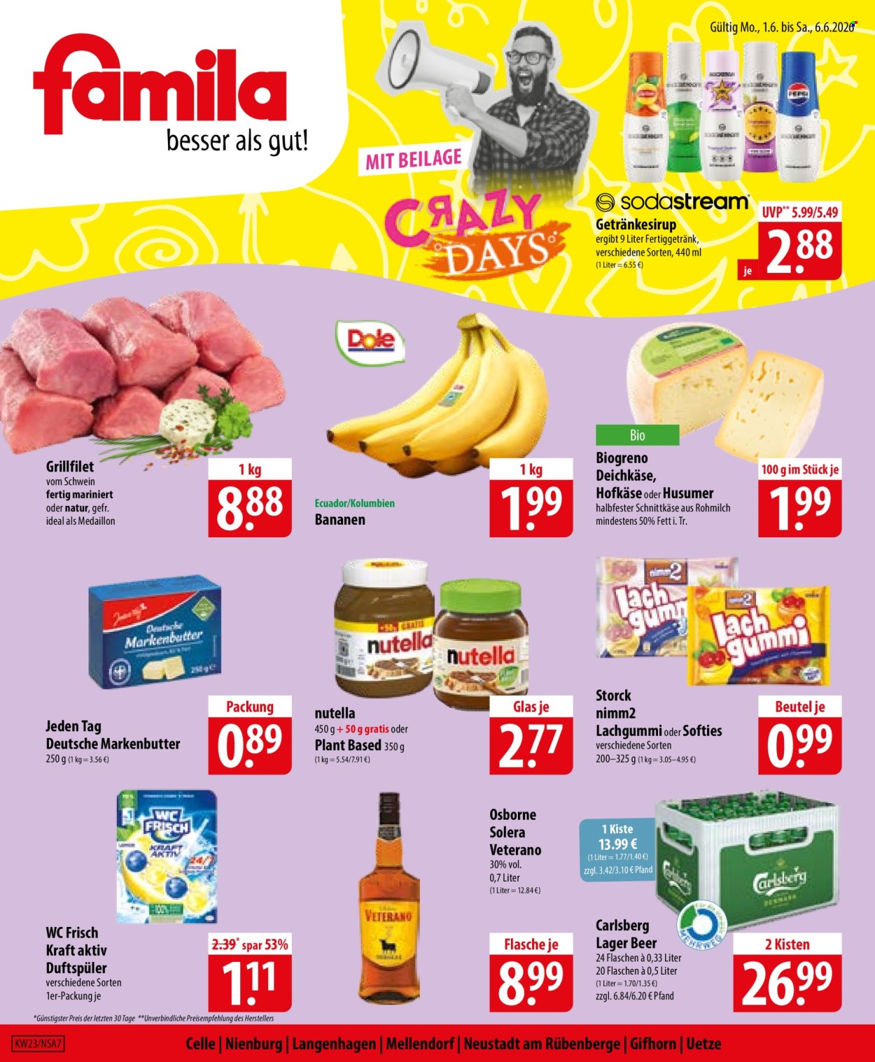 famila Prospekte  - 1.06.2026 - 6.06.2026. Seite 1