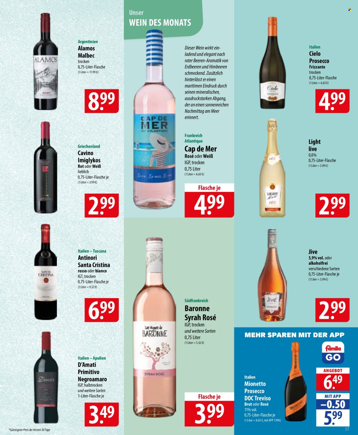 famila Prospekte  - 1.06.2026 - 6.06.2026. Seite 17