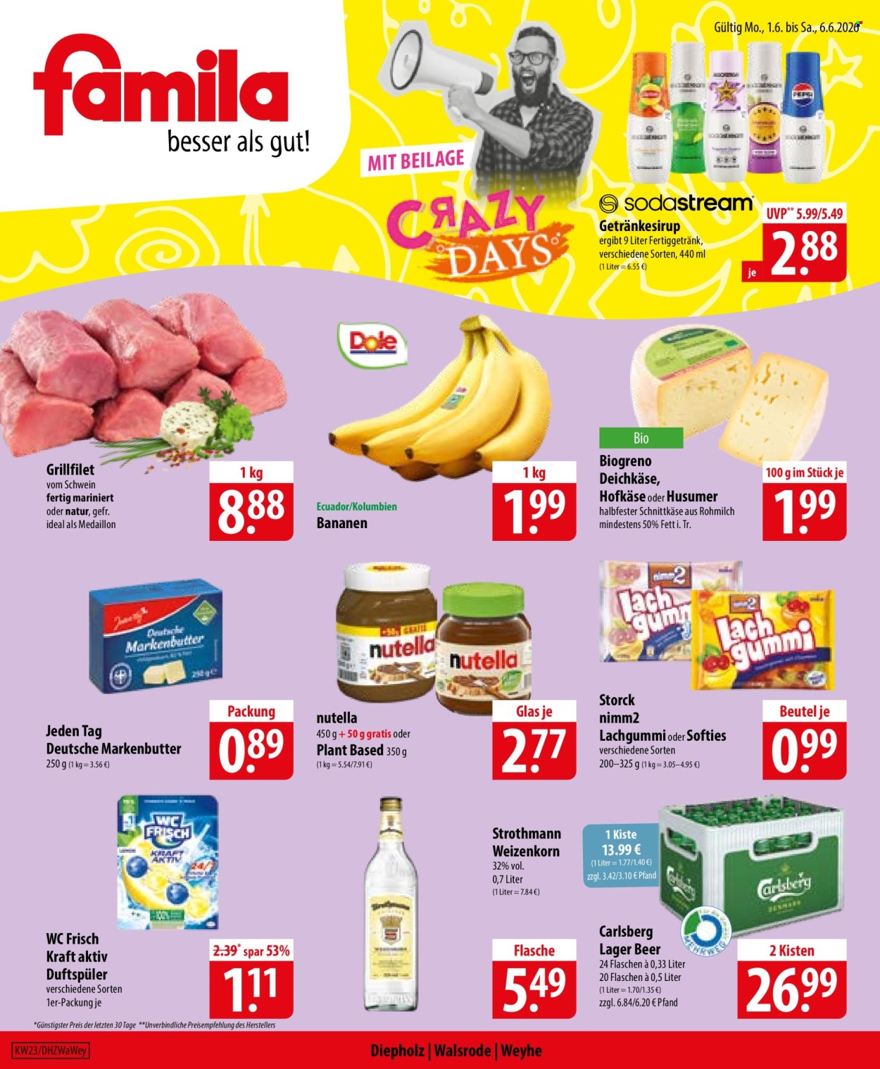 famila Prospekte  - 1.06.2026 - 6.06.2026. Seite 1