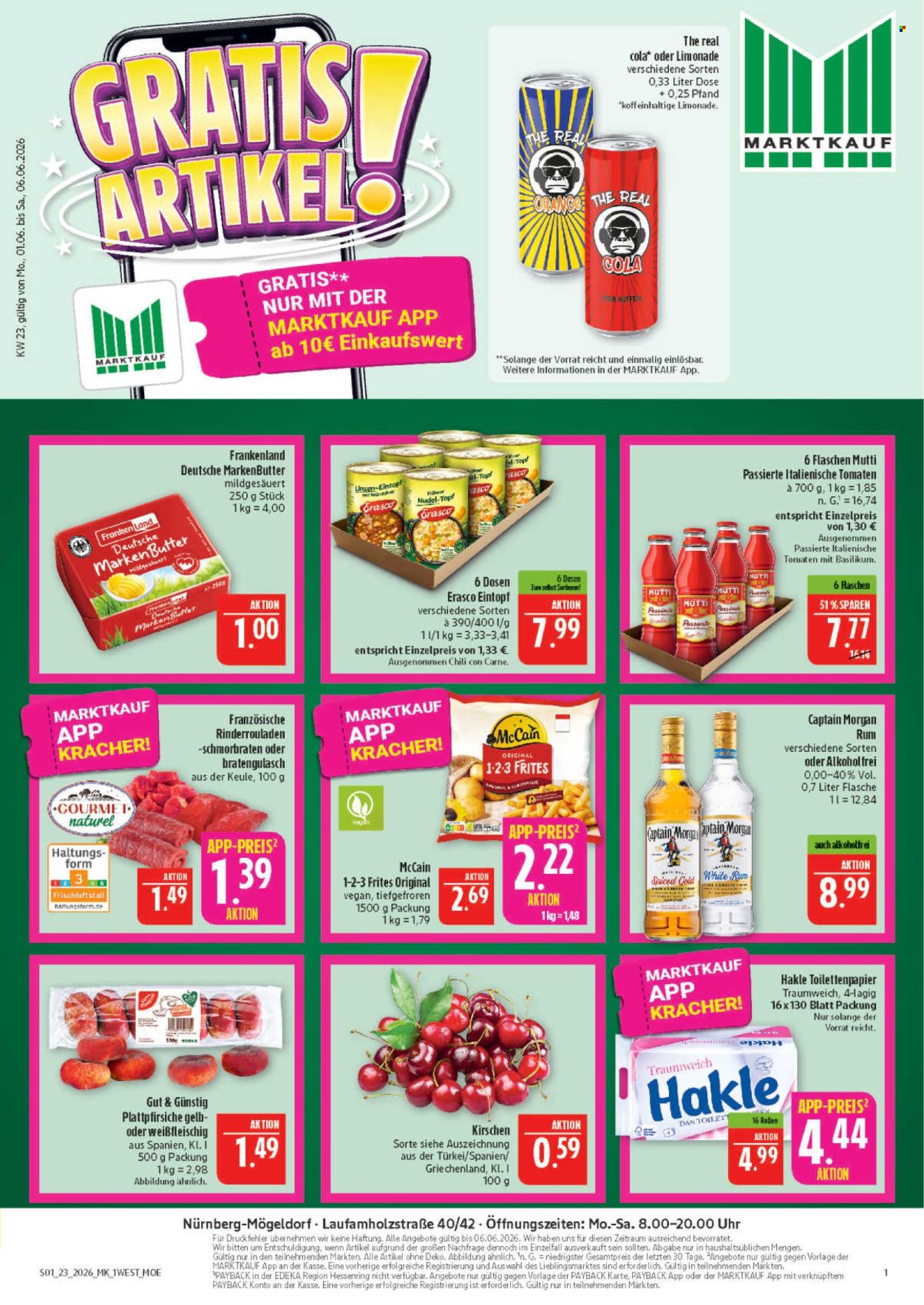 Marktkauf Prospekte  - 1.06.2026 - 6.06.2026. Seite 1