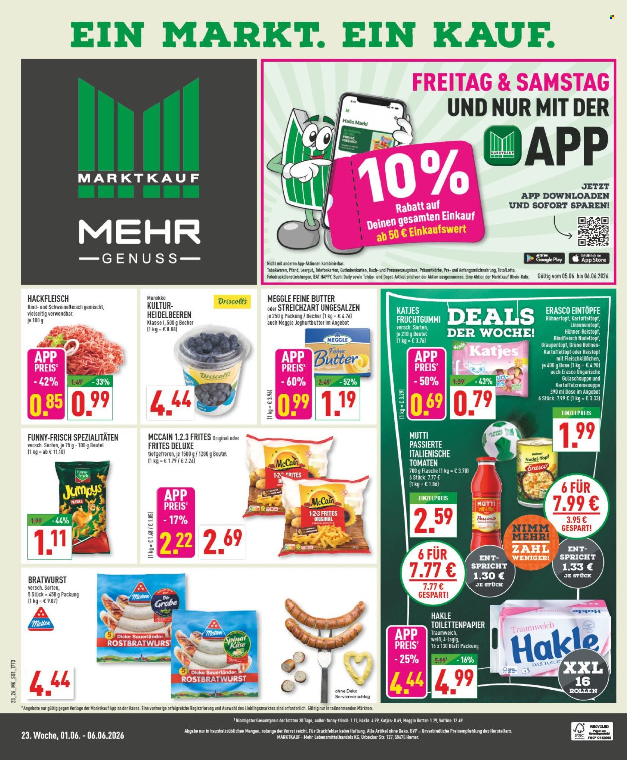 Marktkauf Prospekte  - 1.06.2026 - 6.06.2026. Seite 1
