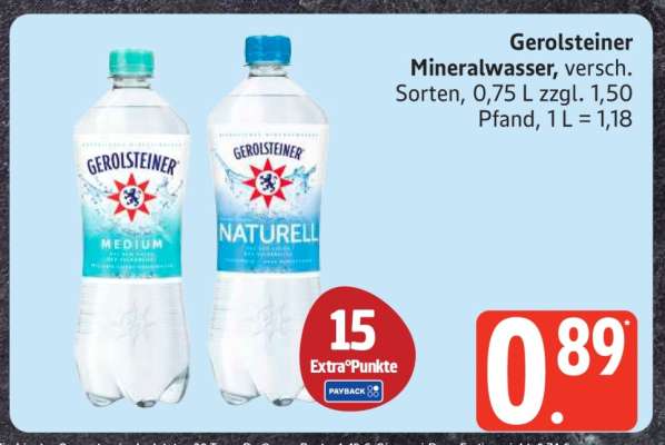 Gerolsteiner Mineralwasser
