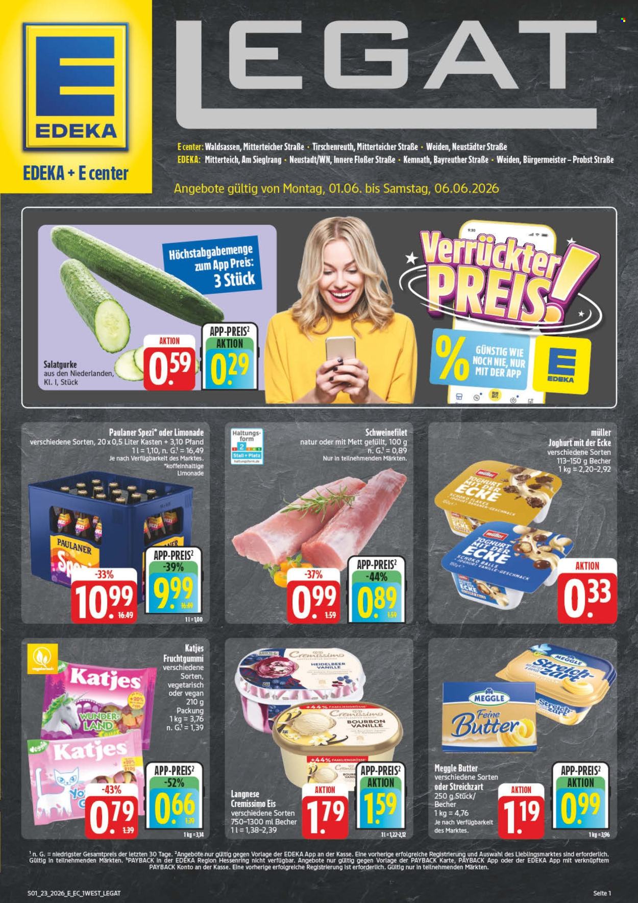 Edeka Prospekte  - 1.06.2026 - 6.06.2026. Seite 1