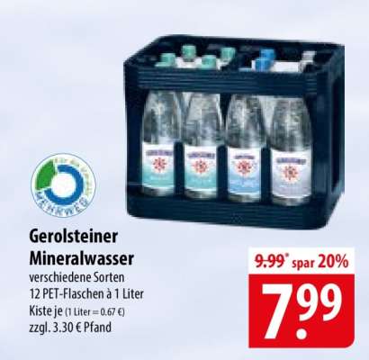 Gerolsteiner Mineralwasser