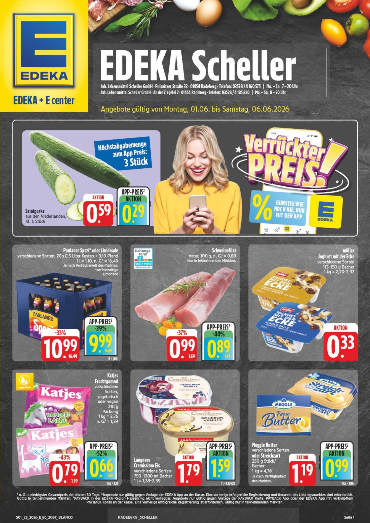 Edeka Prospekte  - 1.06.2026 - 6.06.2026. Seite 1