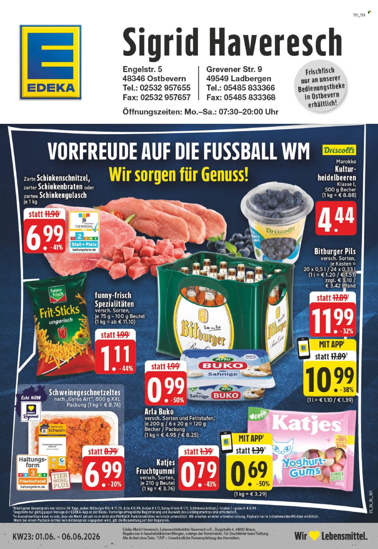 Edeka Prospekte  - 1.06.2026 - 6.06.2026. Seite 1
