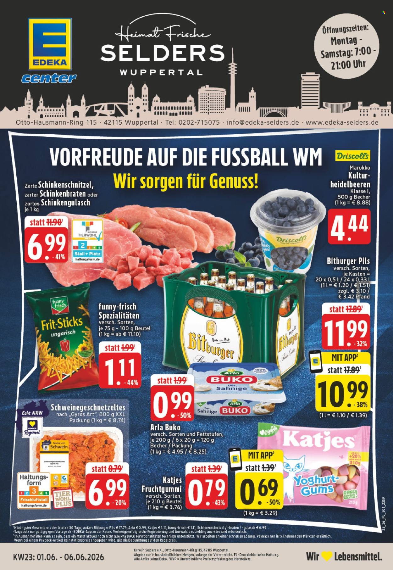 Edeka Prospekte  - 1.06.2026 - 6.06.2026. Seite 1