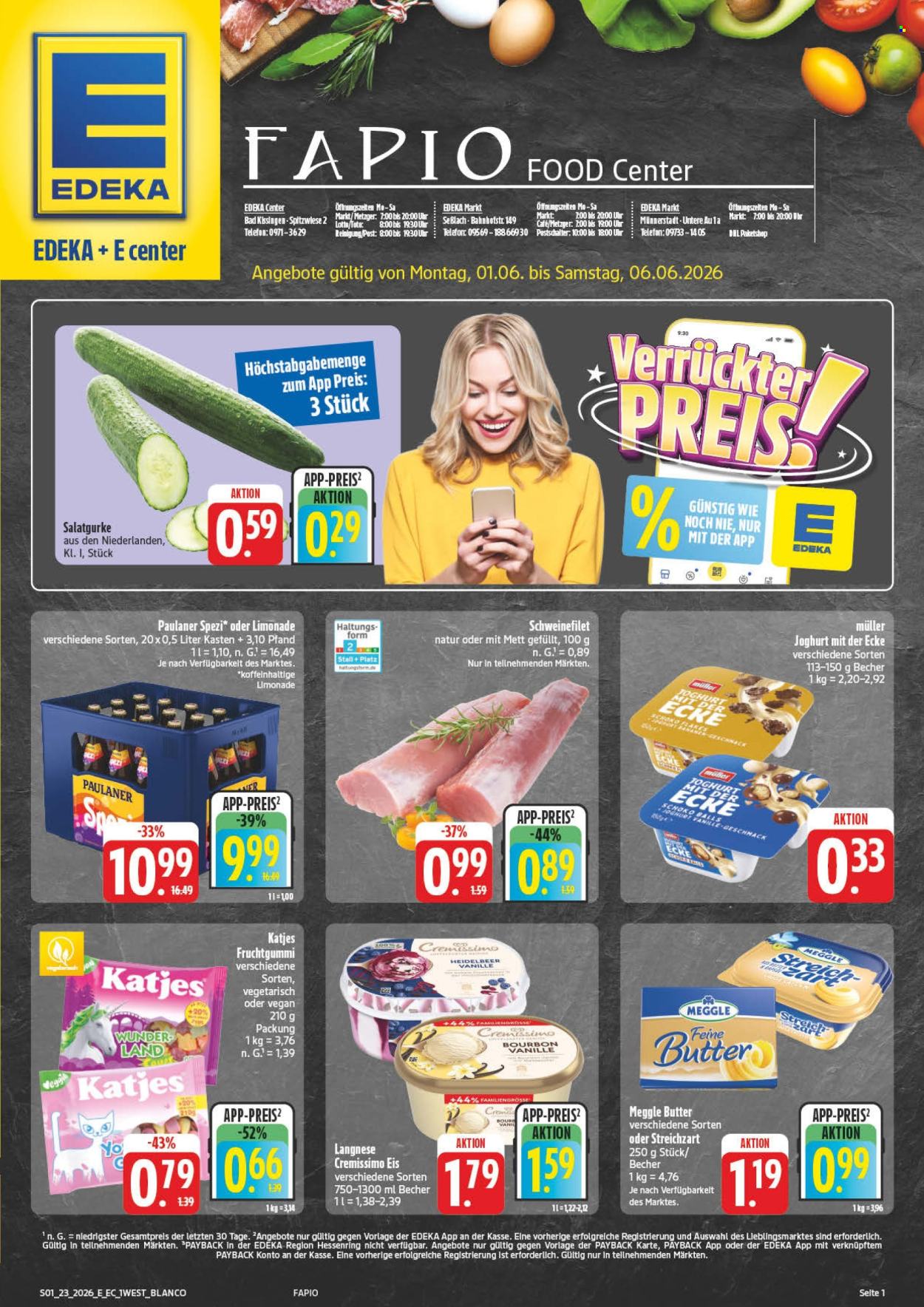 Edeka Prospekte  - 1.06.2026 - 6.06.2026. Seite 1