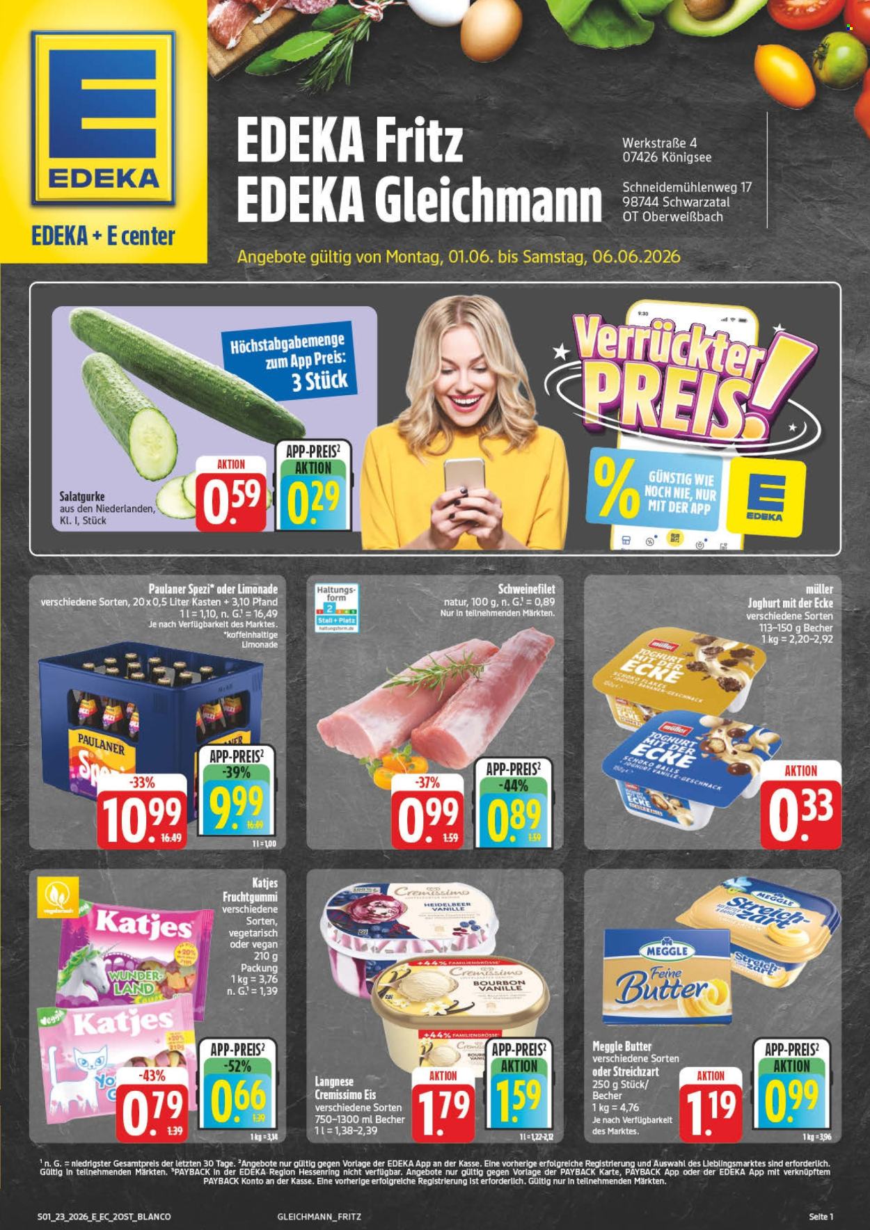 Edeka Prospekte  - 1.06.2026 - 6.06.2026. Seite 1