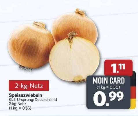 Speisezwiebeln 2-kg-Netz
