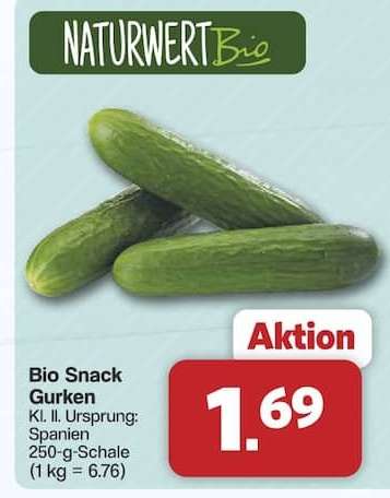 Bio Snack Gurken