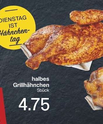 Halbes Grillhähnchen