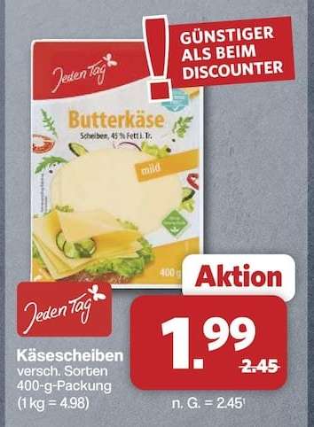 Jeden Tag Butterkäse