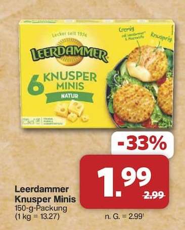 Leerdammer Knusper Minis